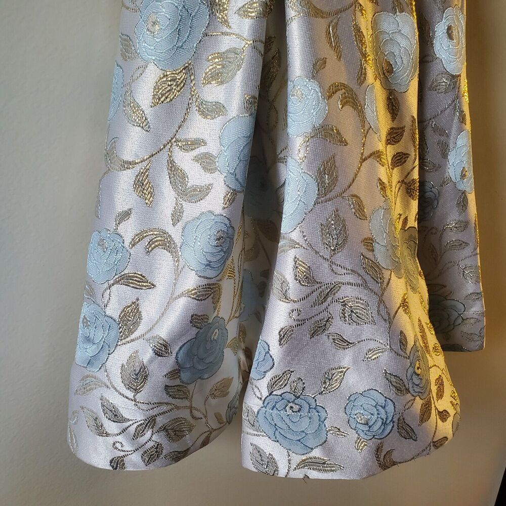 B Darlin Juniors' Metallic Jacquard Dress Sz 5 6 Fairy Cottage Princess Core - Picture 6 of 16